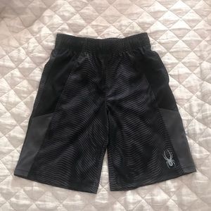 Spyder athletic shorts medium boys VGUC black